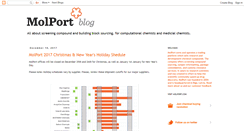 Desktop Screenshot of blog.molport.com
